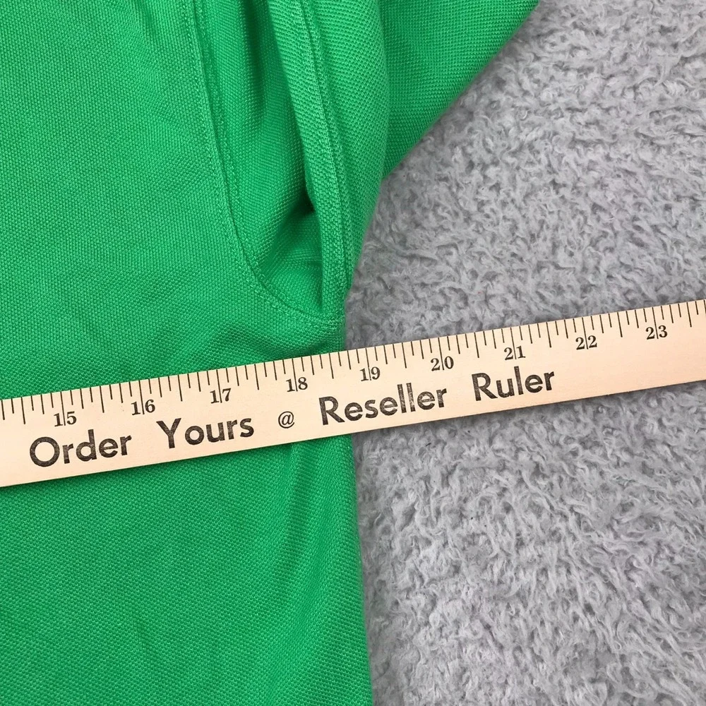 Polo Ralph Lauren Hoodie Mens S Green Knit Cotton Full Zip Hoodie Jacket *FLaw
